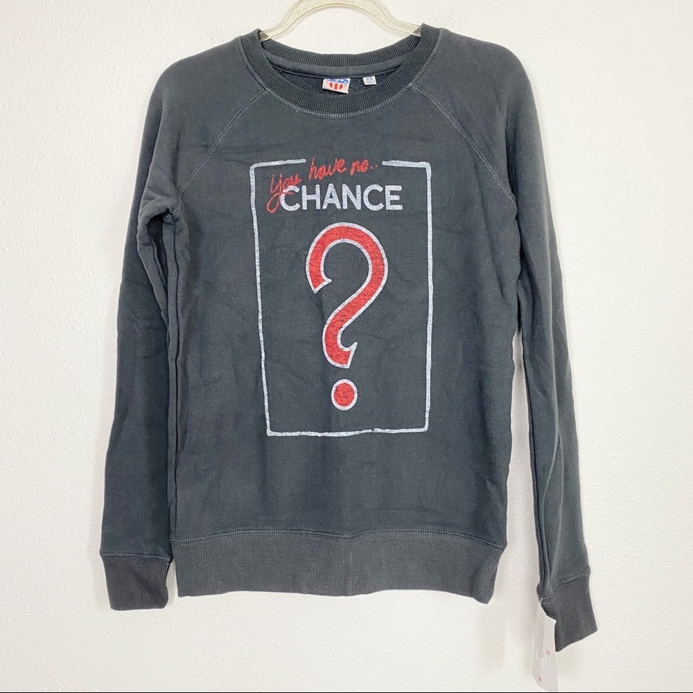 Junk Food Clothing Black Sweatshirt with Red Graphic